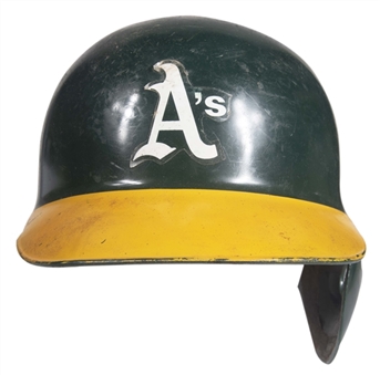 Circa 1988 Jose Canseco Game Used Oakland As Batting Helmet (J.T. Sports)